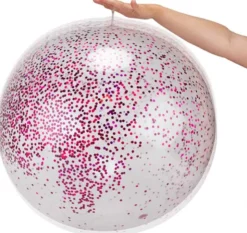 60 cm Stor Studsande Ballongboll Glitter