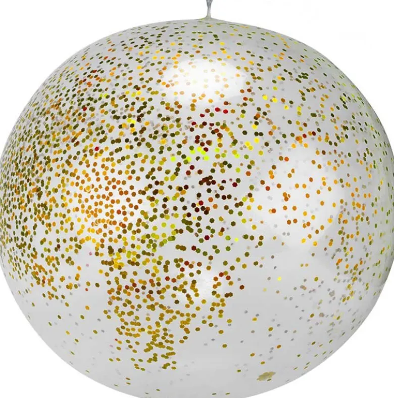 60 cm Stor Studsande Ballongboll Glitter