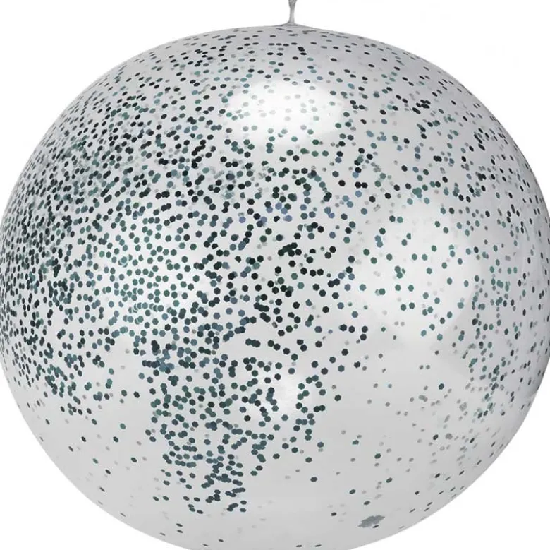 60 cm Stor Studsande Ballongboll Glitter