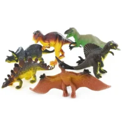 Dinosauriefigurer 6 st. 12 cm