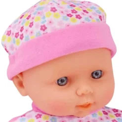 Docka med 8 olika ljud och rosa kläder Baby Rose