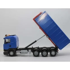 Emek Lastbil Scania R 730 Tridem Lastväxlare Blå Hytt