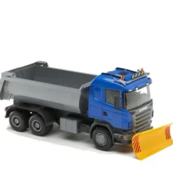Emek Scania G 490 Lastbil med Plog Blå