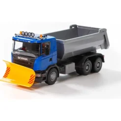 Emek Scania G 490 Lastbil med Plog Blå