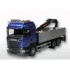 Emek Scania Highline R 730 Kranlastbil med Pallar Blå