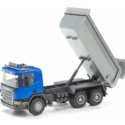 Emek Scania P 370 Tipplastbil Blå