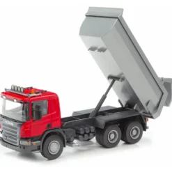 Emek Scania P 370 Tipplastbil Röd