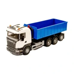 Emek Scania R 730 Tridem Lastväxlare med lågt flak Vit