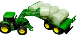 Ensilagebalar inplastade 4 st. leksak Kids Globe 1:32