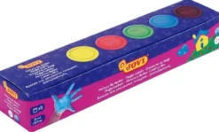 Fingerfärg Hobbyfärg till barn 5 x 35 ml Jovi