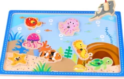 Fiskespel i trä med magneter Tooky Toy