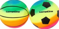 Fotboll och Basketboll Gummi 10 cm