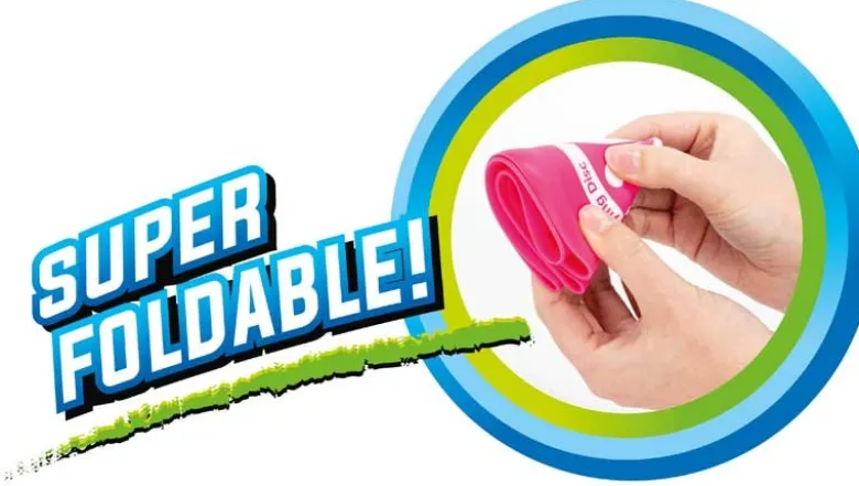 Frisbee i silikon flexibel vikbar 17 cm