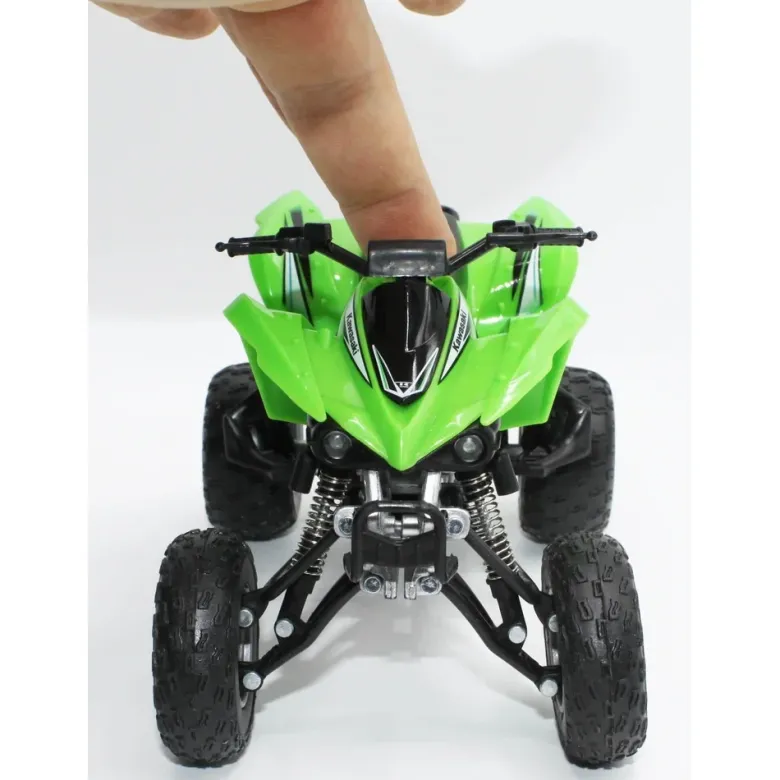Fyrhjuling Kawasaki KFR 460R leksak till barn New Ray - 1:12