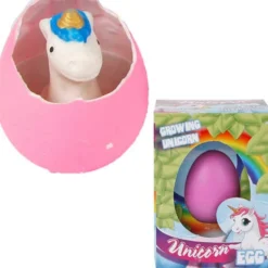 Ägg Unicorn växande enhörning 6 cm