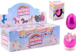 Ägg Unicorn växande enhörning 11 cm