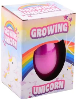 Ägg Unicorn växande enhörning 11 cm