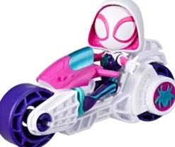 Ghost-Spider Motorcykel och Figur 10 cm Spidey and his Amazing Friends