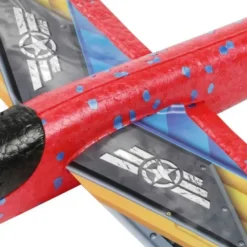 Glidflygplan 37 cm leksak med stickers