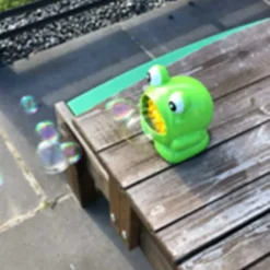 Groda Såpbubbelmaskin med bubbelvätska