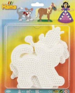 Hama Midi Pärlplattor Häst, katt, prinsessa 3 st