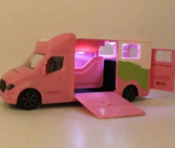Hästransport med ljus och ljud Anemone Leksaksbil Rosa Kids Globe