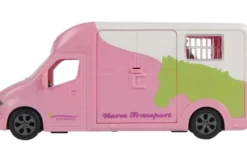 Hästransport med ljus och ljud Anemone Leksaksbil Rosa Kids Globe