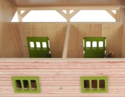 Häststall 2 st. stallboxar och garage leksak Kids Globe 1:32