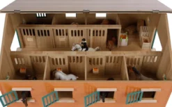 Häststall 7 st. stallboxar till Schleich hästar leksak Kids Globe 1:24