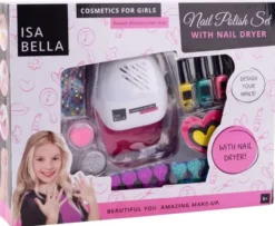 Isabella nagellack med nageltork till barn