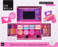 Isabella Sminkpalett Barnsmink Deluxe med Spegel
