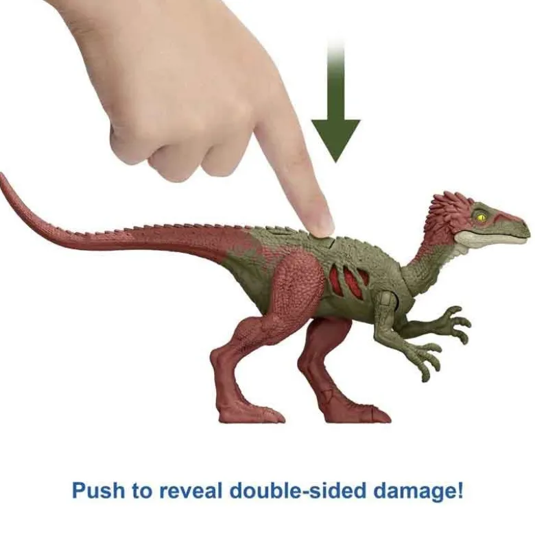 Jurassic World Coelurus Extreme Damage Dinosaurie rivsår GWN16