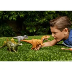 Jurassic World Hesperosaurus Dinosaurie Wild Roar Epic Evolution med ljud HTK69