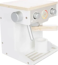 Kaffemaskin i trä leksak till barn Woodi World Toy