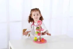 Kakfat med 8 st. kakor i trä Tooky Toy