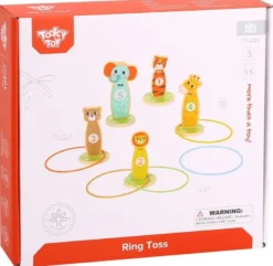 Kasta Ring Spel Trä Tooky Toy