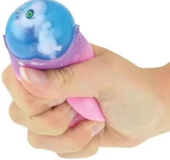 Klämboll ägg med enhörning figur Fidget