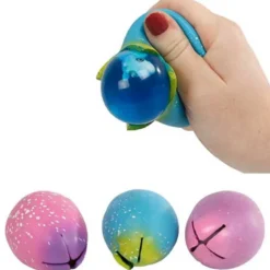 Klämboll ägg med enhörning figur Fidget