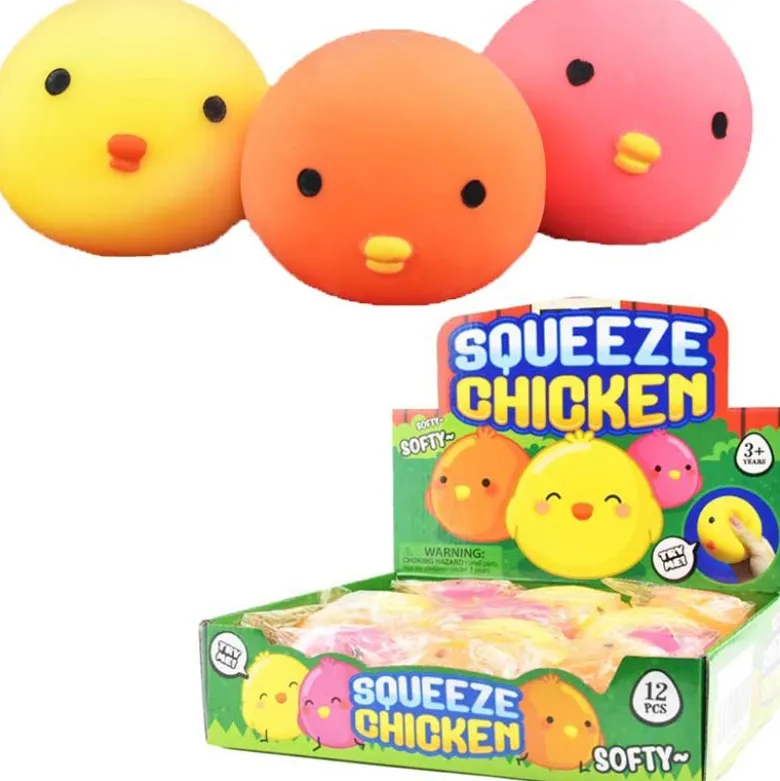 Klämboll Kyckling Squeeze Ball Chicken 7,5 cm