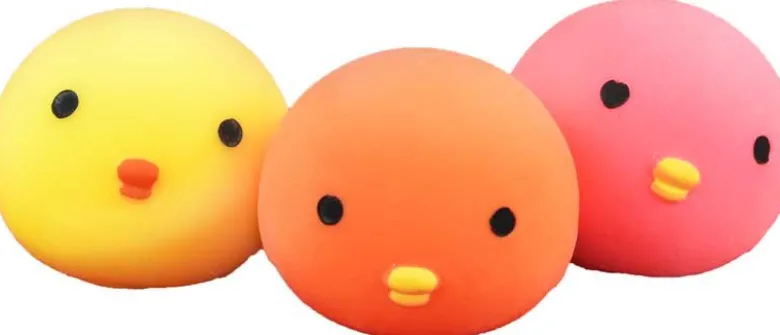 Klämboll Kyckling Squeeze Ball Chicken 7,5 cm