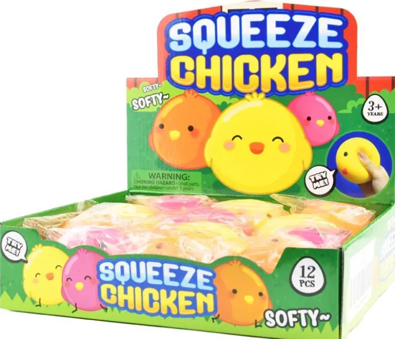 Klämboll Kyckling Squeeze Ball Chicken 7,5 cm