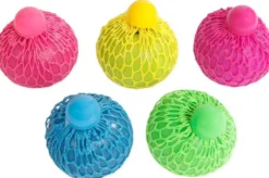 Klämboll, stressboll i nät leksak 6 cm