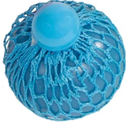 Klämboll, stressboll i nät leksak 6 cm