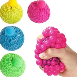 Klämboll, stressboll i nät leksak 6 cm