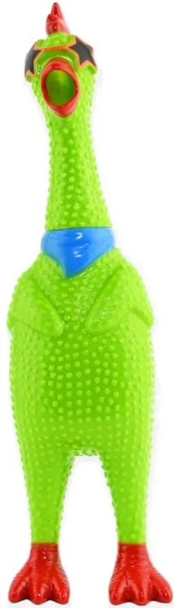 Klämkyckling med ljud - Squeeze Chicken 32 cm
