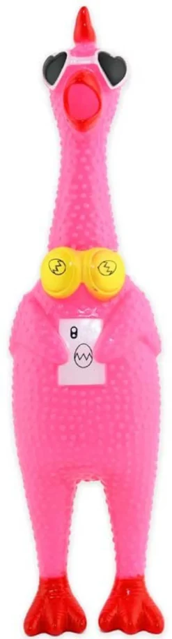 Klämkyckling med ljud - Squeeze Chicken 32 cm