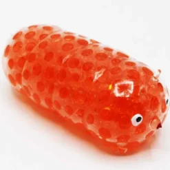 Klämlarv Squeeze Larv med mjuka pärlor Fidget 10 cm
