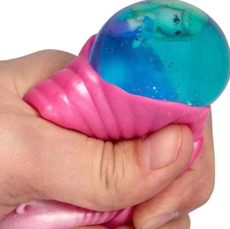 Klämsnäcka Fidget Toy med sjöjungfru 9 cm