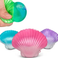 Klämsnäcka Fidget Toy med sjöjungfru 9 cm