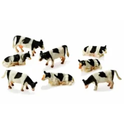 Kossor rasen Holstein 8 st. leksaksdjur Kids Globe 1:87